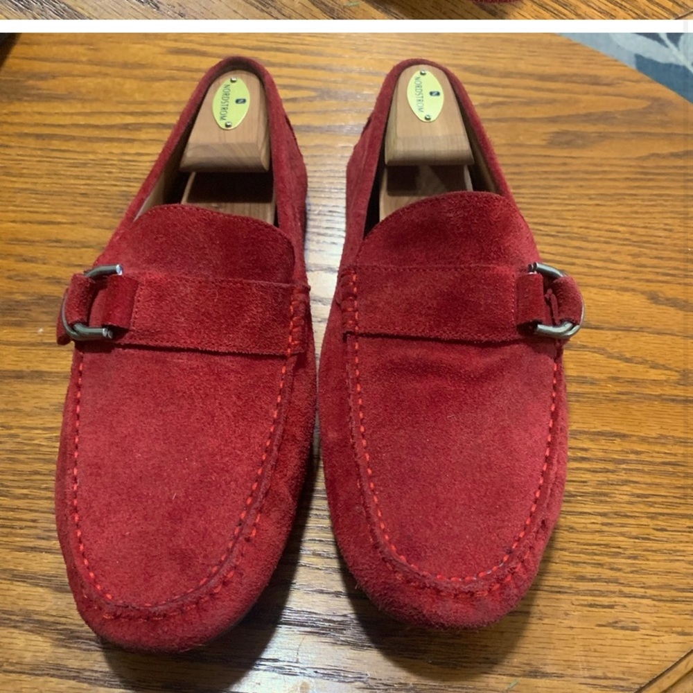 Aldo Red Loafers Size 10.
